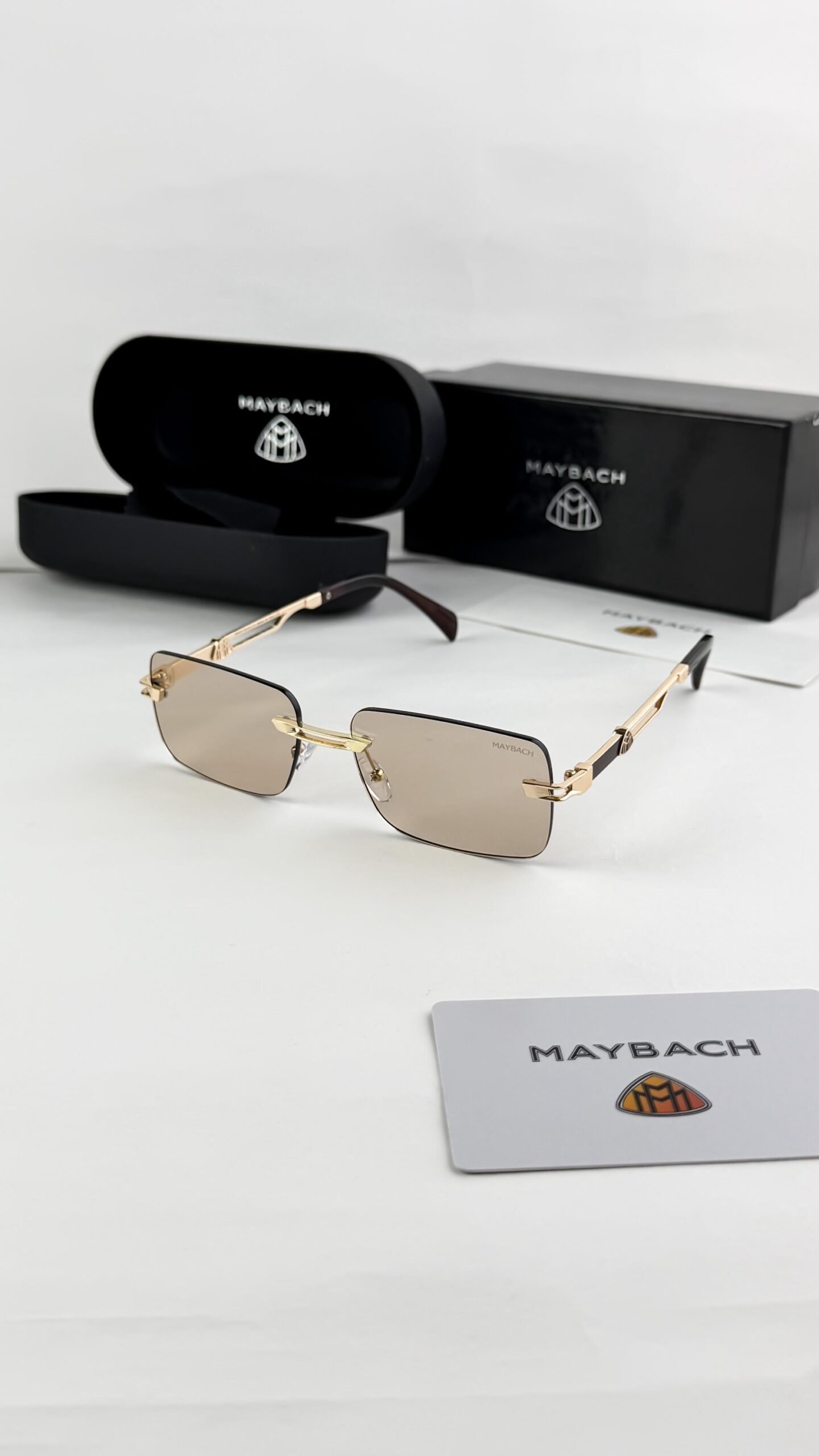 Maybach Gold Brown Changing Sunglasses – Luxury Designer Eyewear