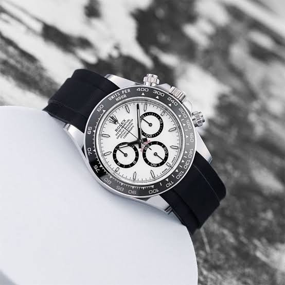 Rolex Daytona Panda Rubber Strap