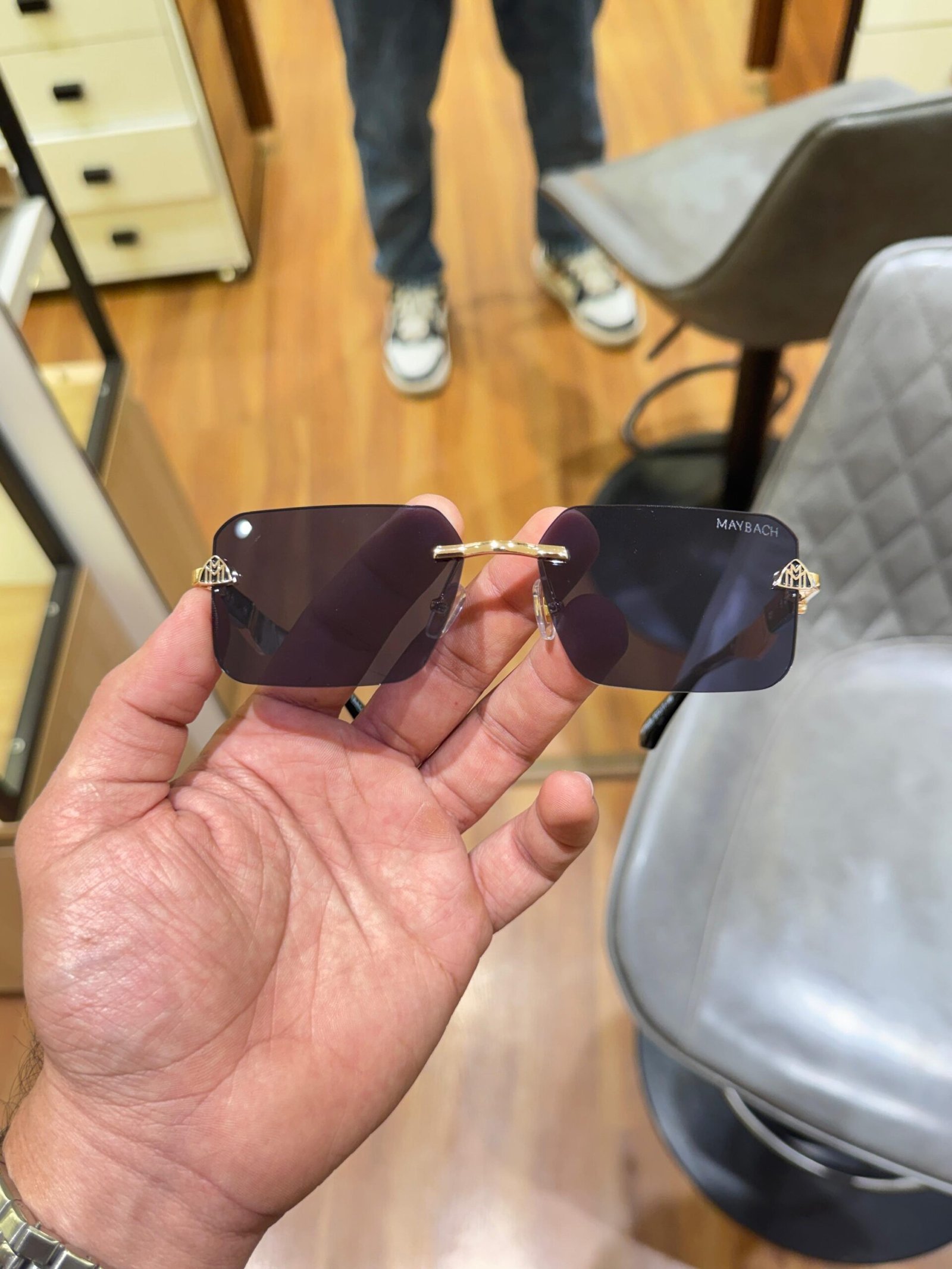Maybach 5029 Gold Black Sunglasses – Ultra Luxury Designer Eyewear