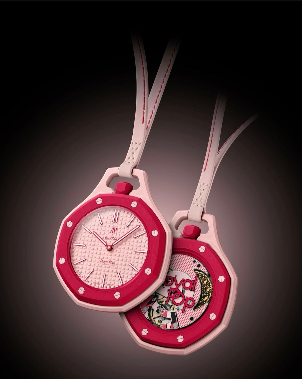 AP × Swatch Royal Pop “Otto Rosso” Red ❤️