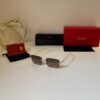 Cartier 2595 Gold Brown Sunglasses – Luxury Designer Eyewear
